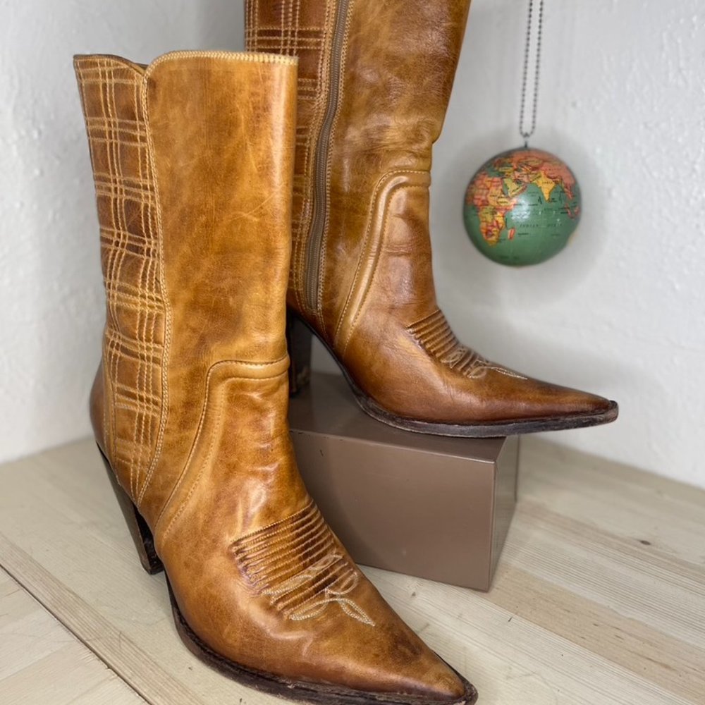 VINTAGE Charlie 1 Horse Boot by Lucchese